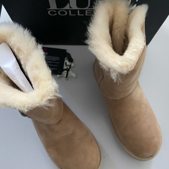 Australian Luxe-Collective beuge boots sz 7 - Picture 2 of 5